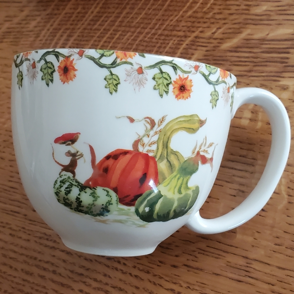 Anthropologie Inslee Fariss Autumn's Bounty Mug - pumpkin - Picture 6 of 16